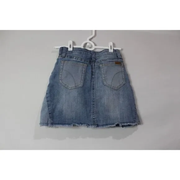 JOE'S Jeans Denim Skirt Girls 10 Grunge Trendy Stylish - Picture 2 of 4